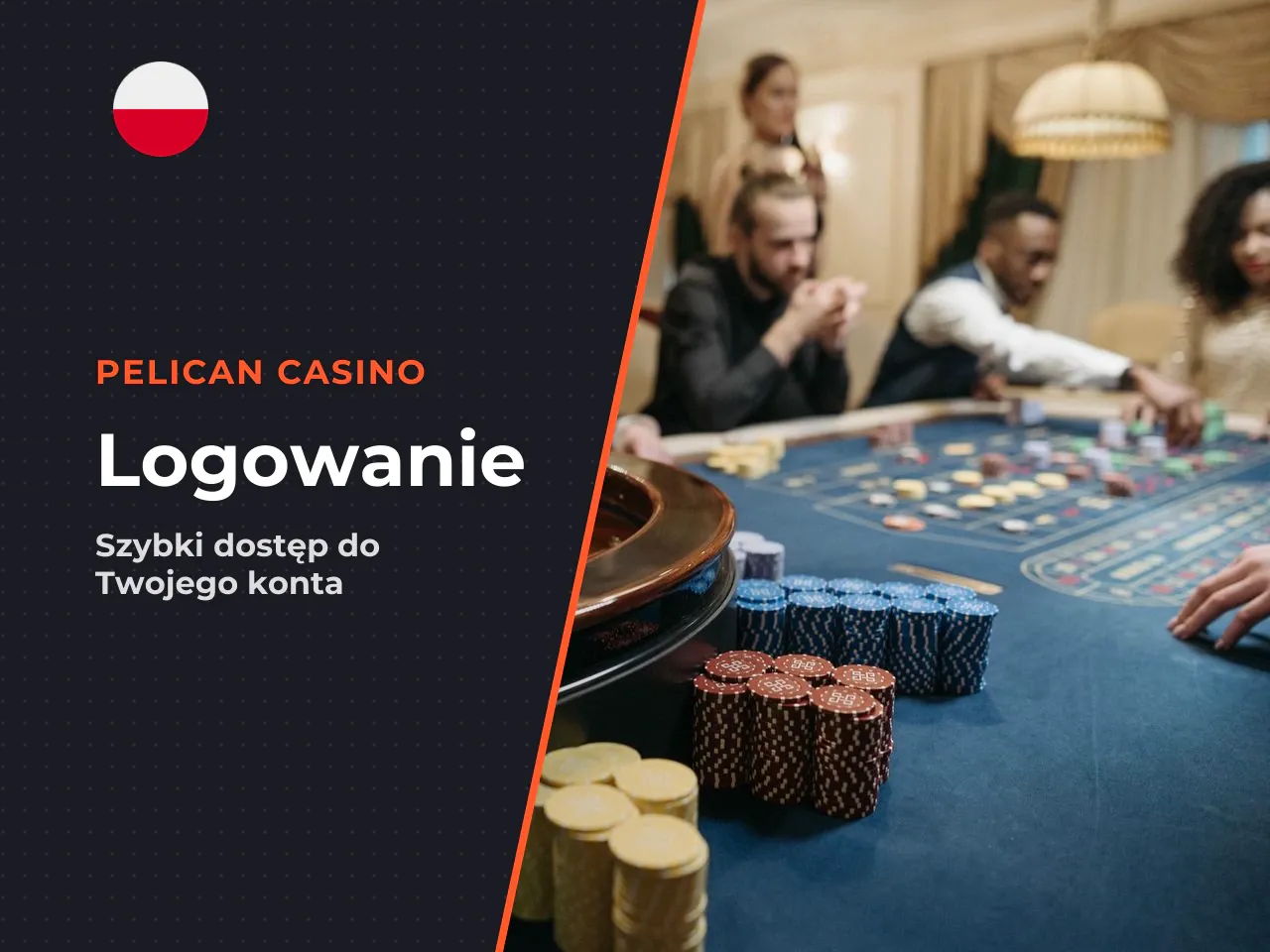 Logowanie do Pelican Casino po utworzeniu