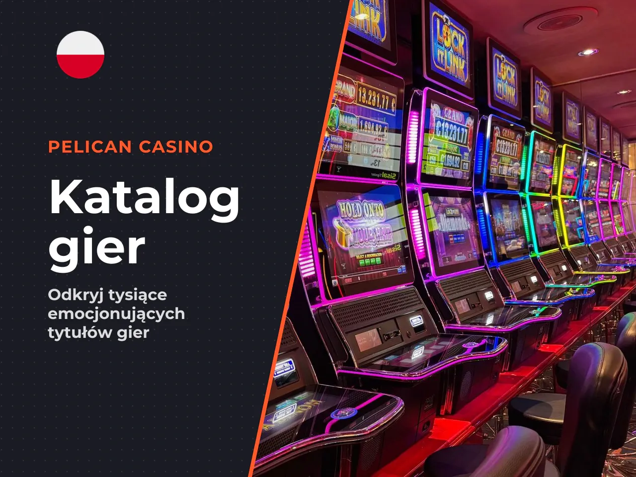Gry i dostawcy dostępni po rejestracji